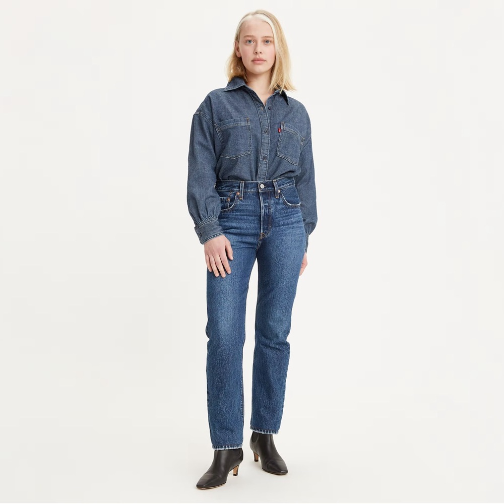 Levi’s 501 Original Denim High Rise Straight Leg 29x30